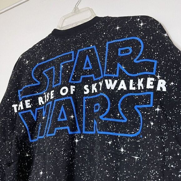 DISNEY PARKS Star Wars Rise of skywalker Long sleeve black spirit jersey shirt - Picture 5 of 5